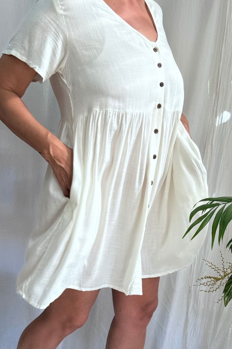 Maria Botones - Blanco 