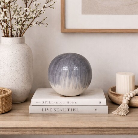 DECORACION BALL GRIS - Small