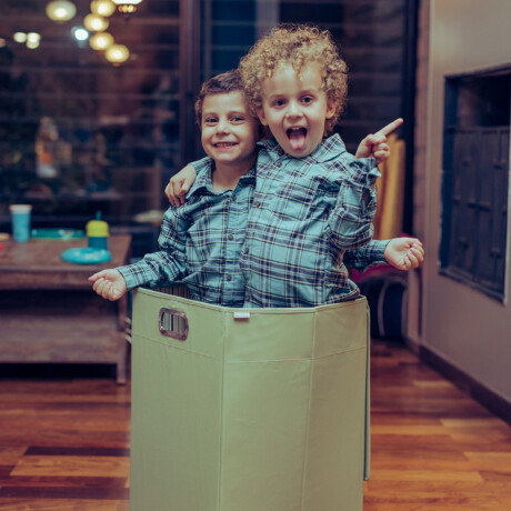 Caja organizador plegable grande verde