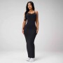 Vestido Strappy Seamless Maxi Dress Mujer Black