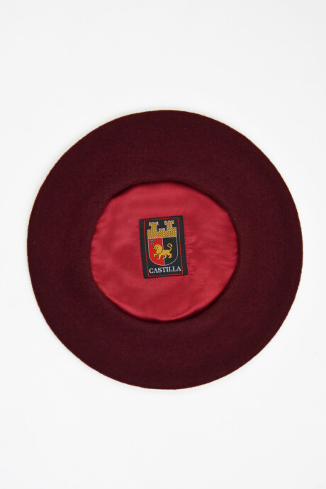 Boina Castilla 33cm Bordo