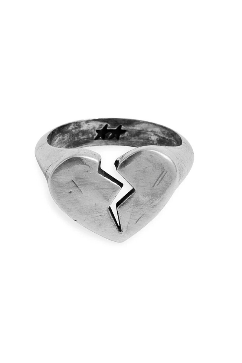 Broken Heart Ring Plata