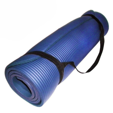 Colchoneta Yogamat 15mm Pilates Gimnasia Abdominales Azul