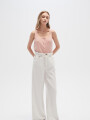 Pantalon Ravon Blanco