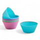 12 piezas molde individual muffin 7,5 x 5,5 cm Silicona Sin Color