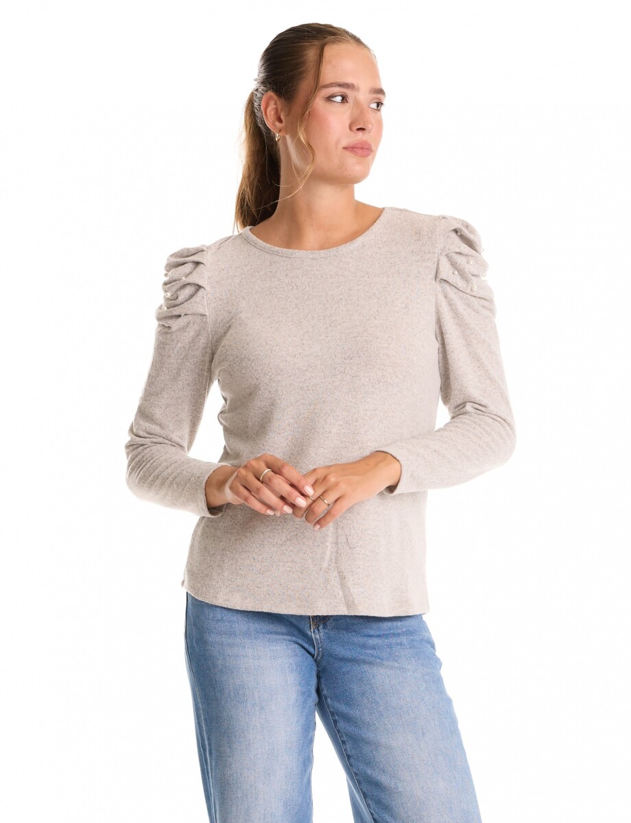 Buzo Soft Perlas - Gris 