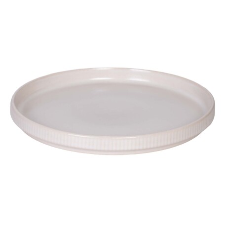 PLATO CERAMICA NATURAL-BEIGE ALLIE