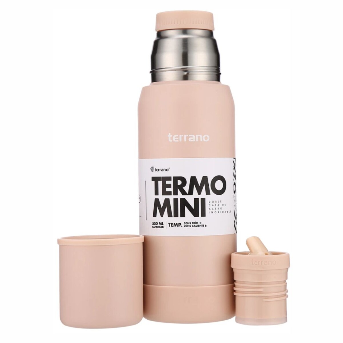 TERRANO TERMO MINI PREMIUM 500ML - ROSA 