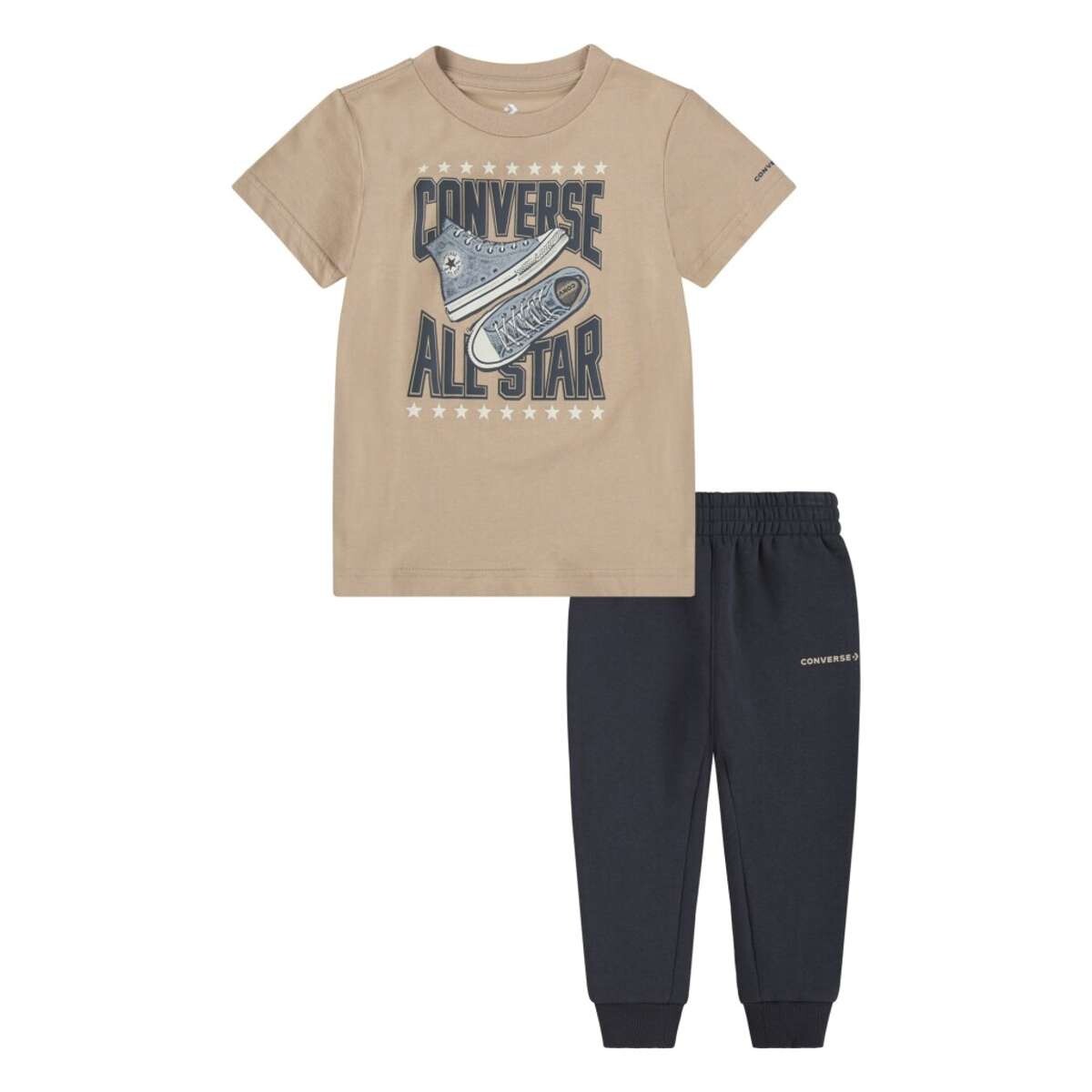 Conjunto All Star Tee+Jog Set de Niños - Multicolor 