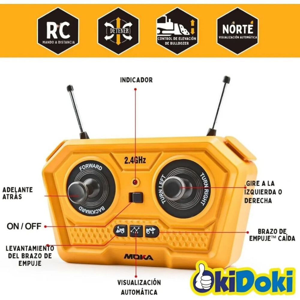 Excavadora Infantil Moka A Control Remoto Excavadora Infantil Moka A Control Remoto