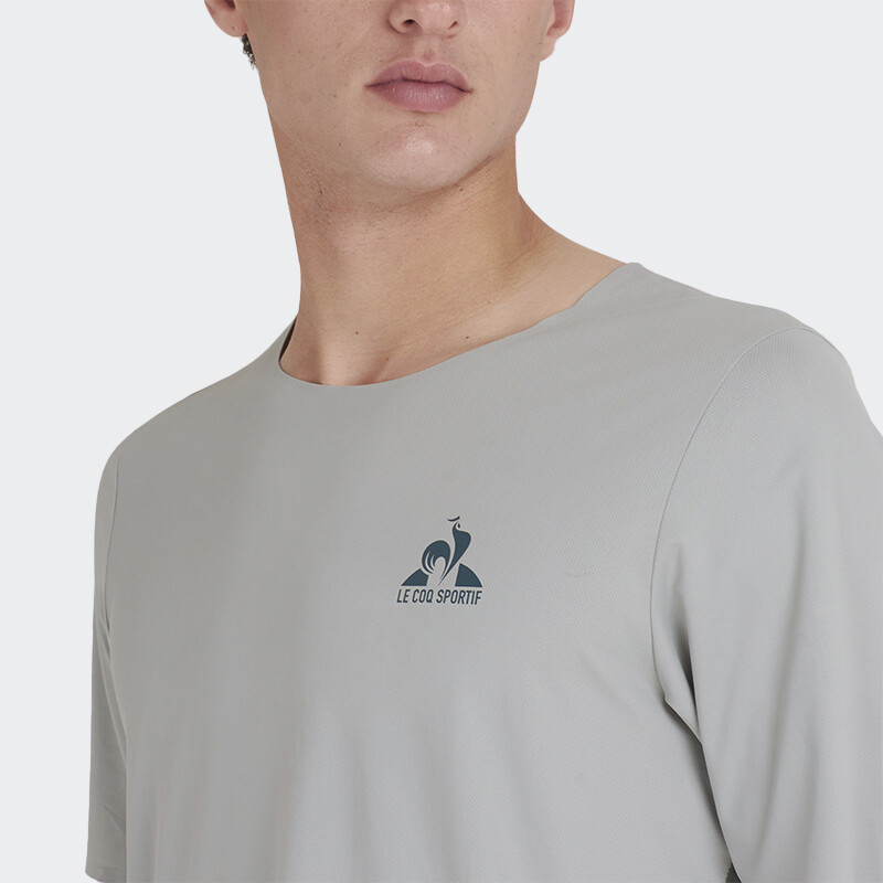 Remera Le Coq Sportif Training Pro Gris
