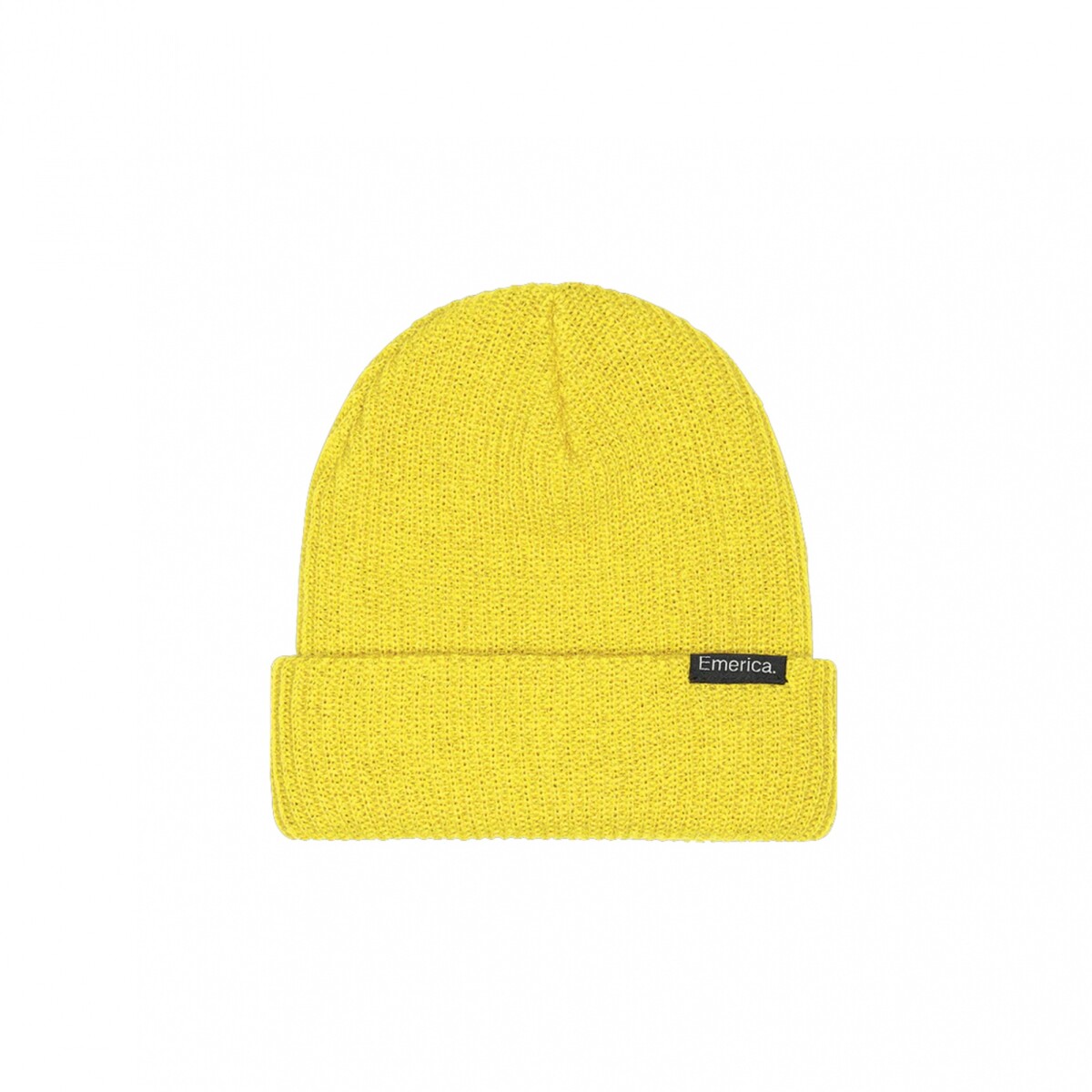 Gorro Emerica Logo Clamp Beanie - Black - Yellow 