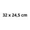 Maceta redonda grande (32 x 24,5 cm)