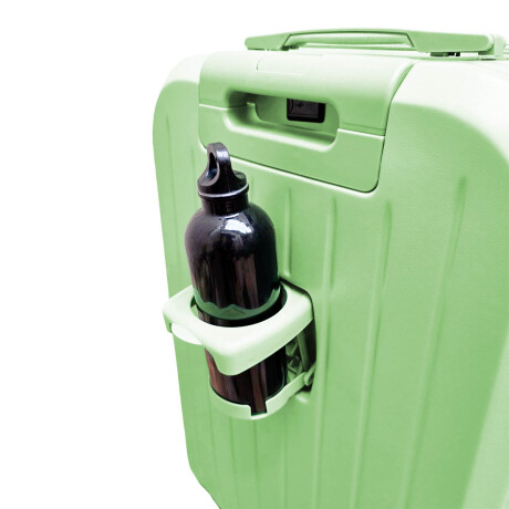 Set X3 Valijas Rígidas Viaje Livianas Carry + 14+ 24 Verde