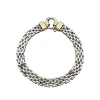 Pulsera Panther - Plata y Oro-Sin Piedra-PU5019 sinpiedra