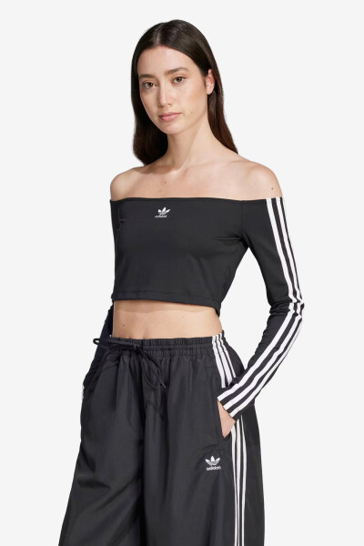 CAMISETA OFFSHOULDER Negro