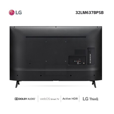 Smart TV LG 32" HD AI 32LM637BPSB Smart TV LG 32" HD AI 32LM637BPSB