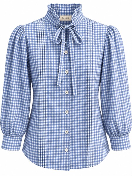 Blusa Vichy Azul