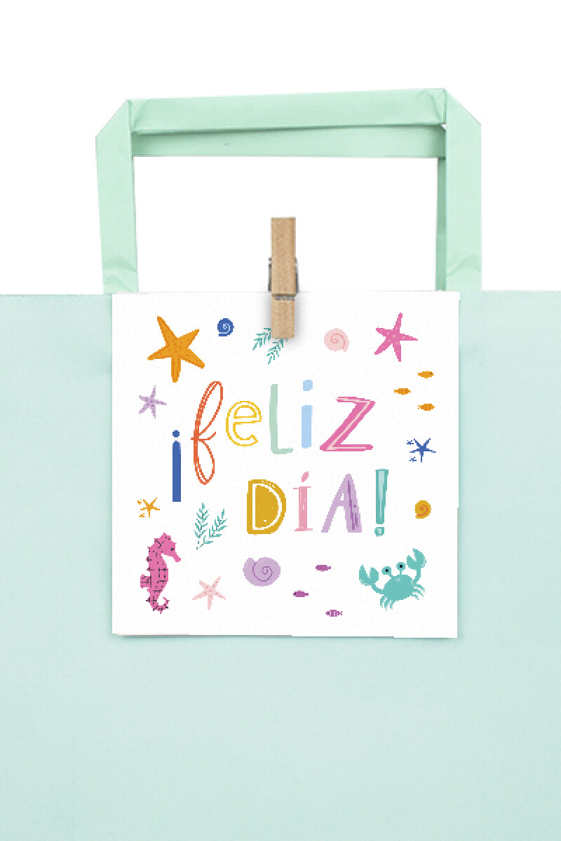 Tarjeta feliz día 10x10 - DISEÑO 3 