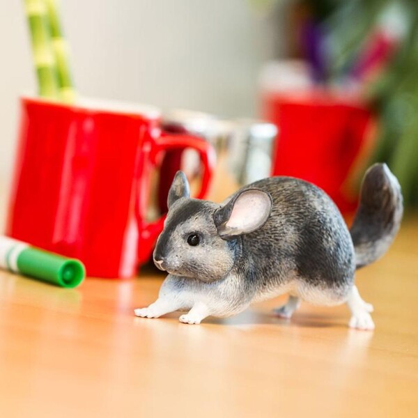 Muñeco Figura Safari Chinchilla Juguete Animal Infantil Muñeco Figura Safari Chinchilla Juguete Animal Infantil