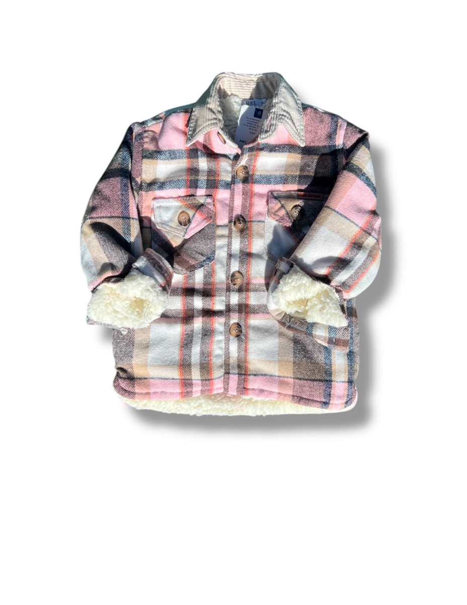 Campera Forrada Rosada 