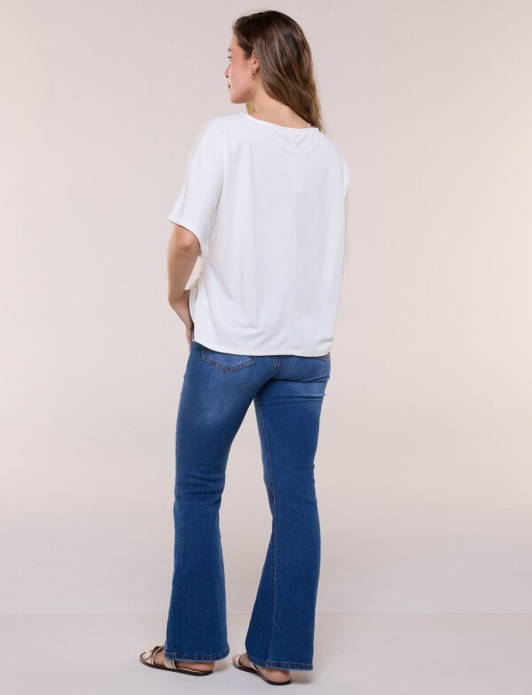 Remera Lazo Lateral CRUDO