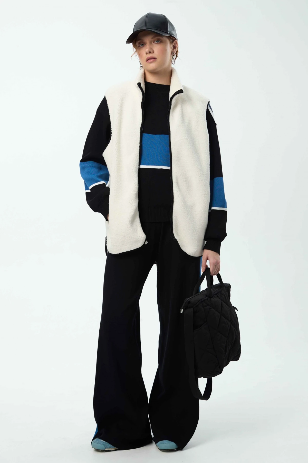 Pantalón Oline Negro-Azul