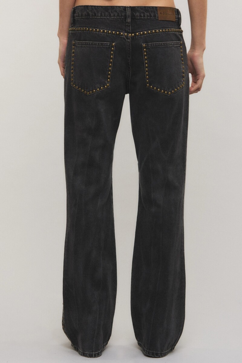 JEANS BOOTCUT MOSS BLACK CUSTO Negro