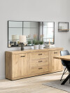Silla de comedor KLARUP polipiel negro/negr Silla de comedor KLARUP polipiel negro/negr