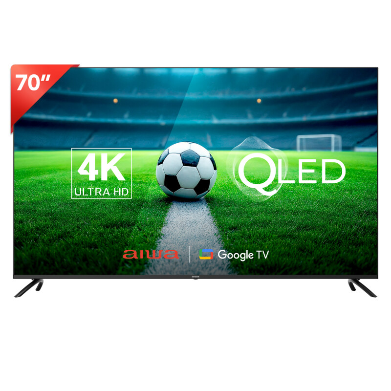 Smart TV 70'' AIWA | Google TV | Ultra HD 4K | QLED | AW-70B4QFG Smart TV 70'' AIWA | Google TV | Ultra HD 4K | QLED | AW-70B4QFG
