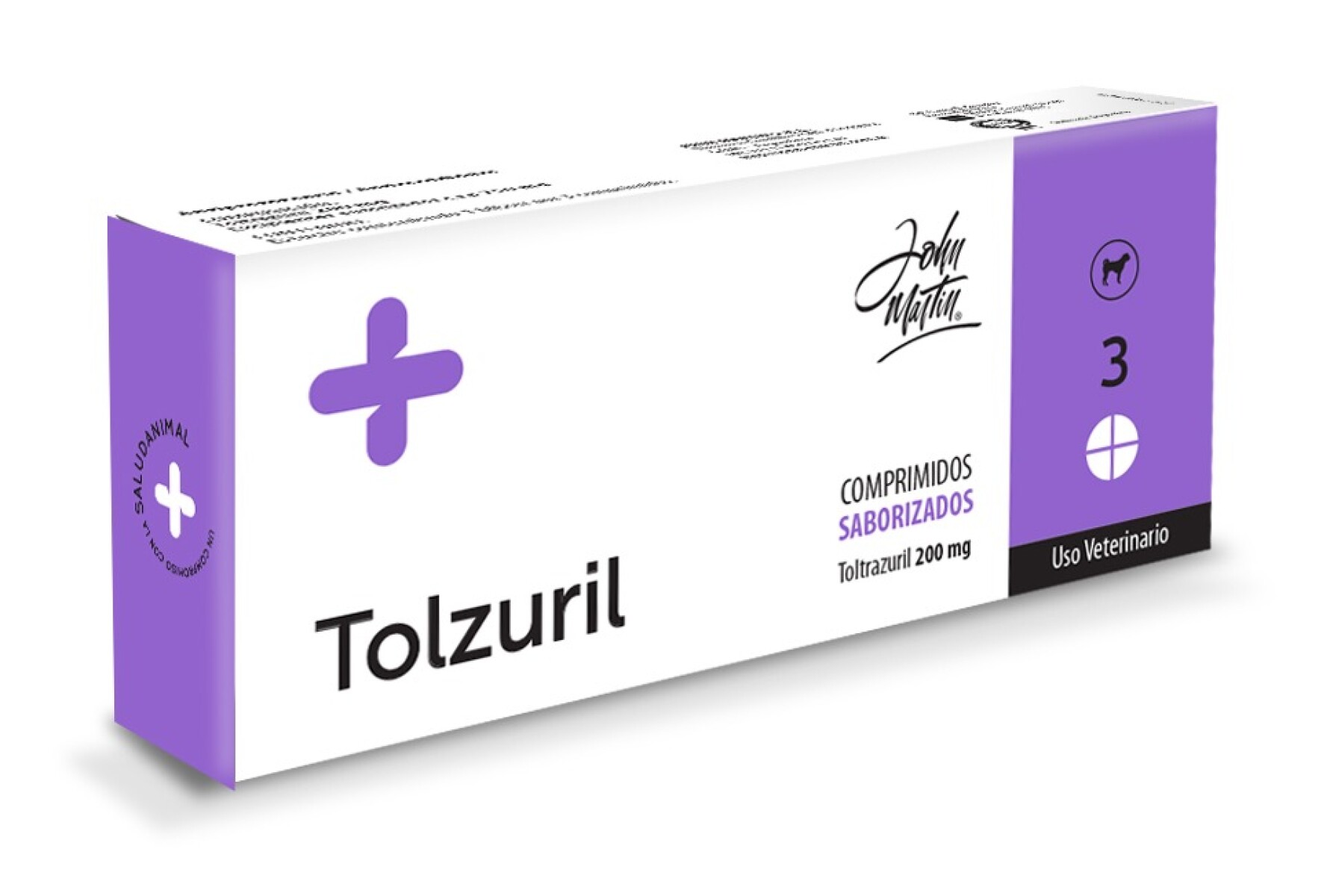 Tolzuril 200mg - Caja con 3 Comprimidos 