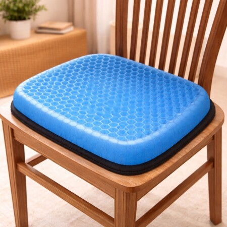 ALMOHADON COJIN ASIENTO ORTOPEDICO EN GEL CON FUNDA ALMOHADON COJIN ASIENTO ORTOPEDICO EN GEL CON FUNDA