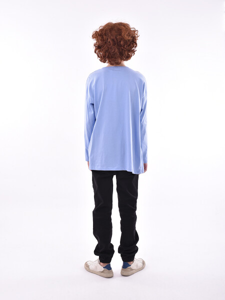 REMERA NACHO TEEN AZUL CLARO