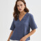 Blusa Jorvel Azul Piedra