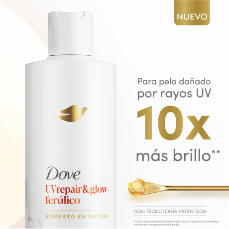 Shampoo Dove Uv Repair & Glow + Ferúlico 400ml Shampoo Dove Uv Repair & Glow + Ferúlico 400ml