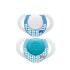 Set x2 chupetes chicco 0 a 6m celeste