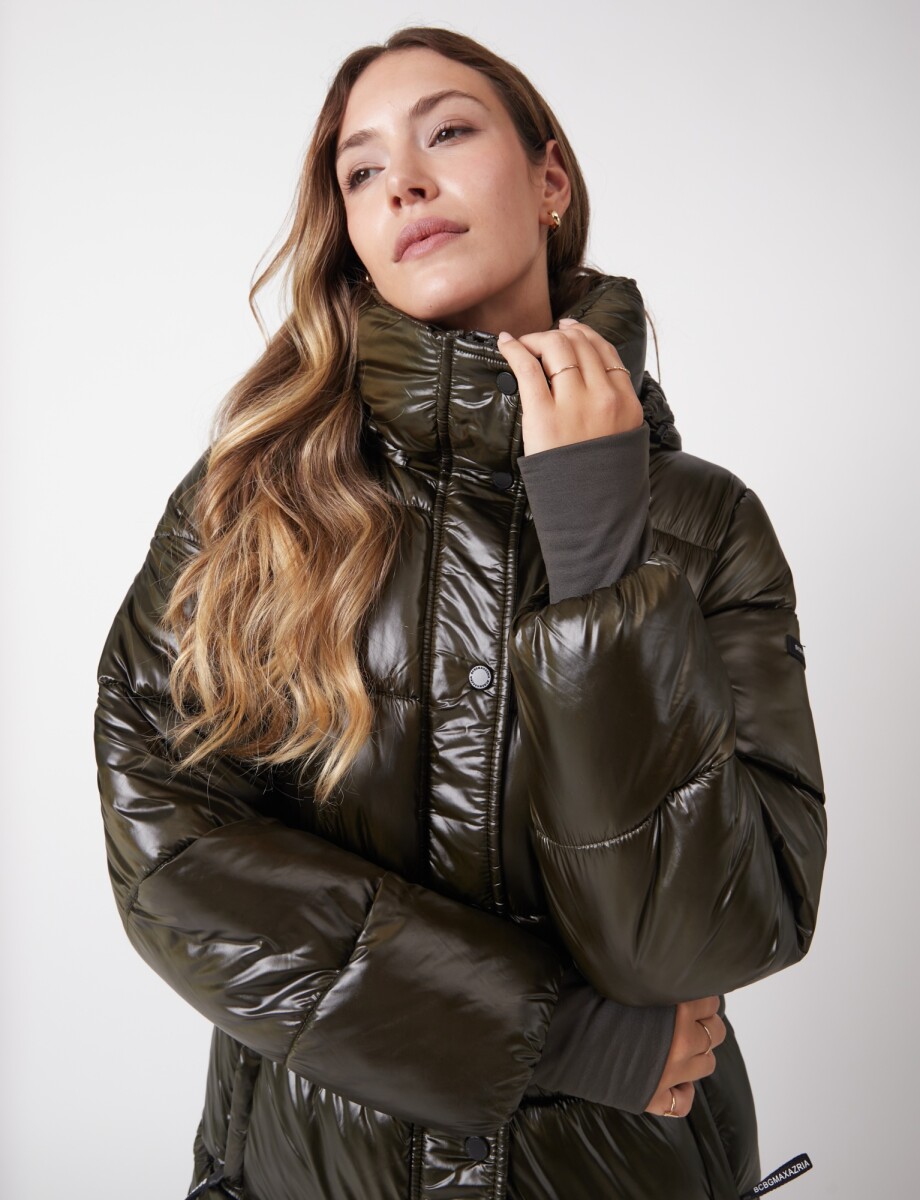 Campera Abrigo Larga - Oliva 