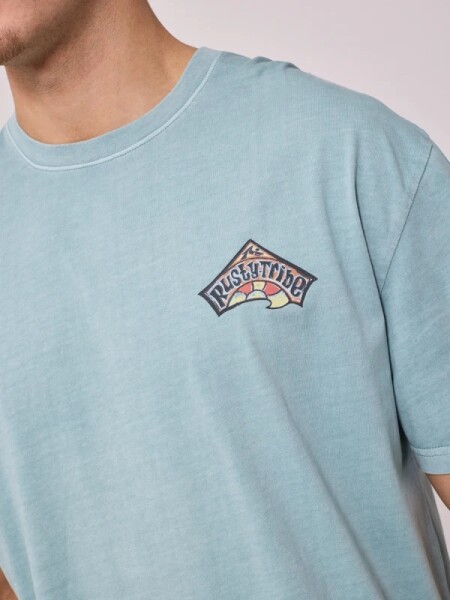 T-SHIRT RUSTY ALORIN VERDE