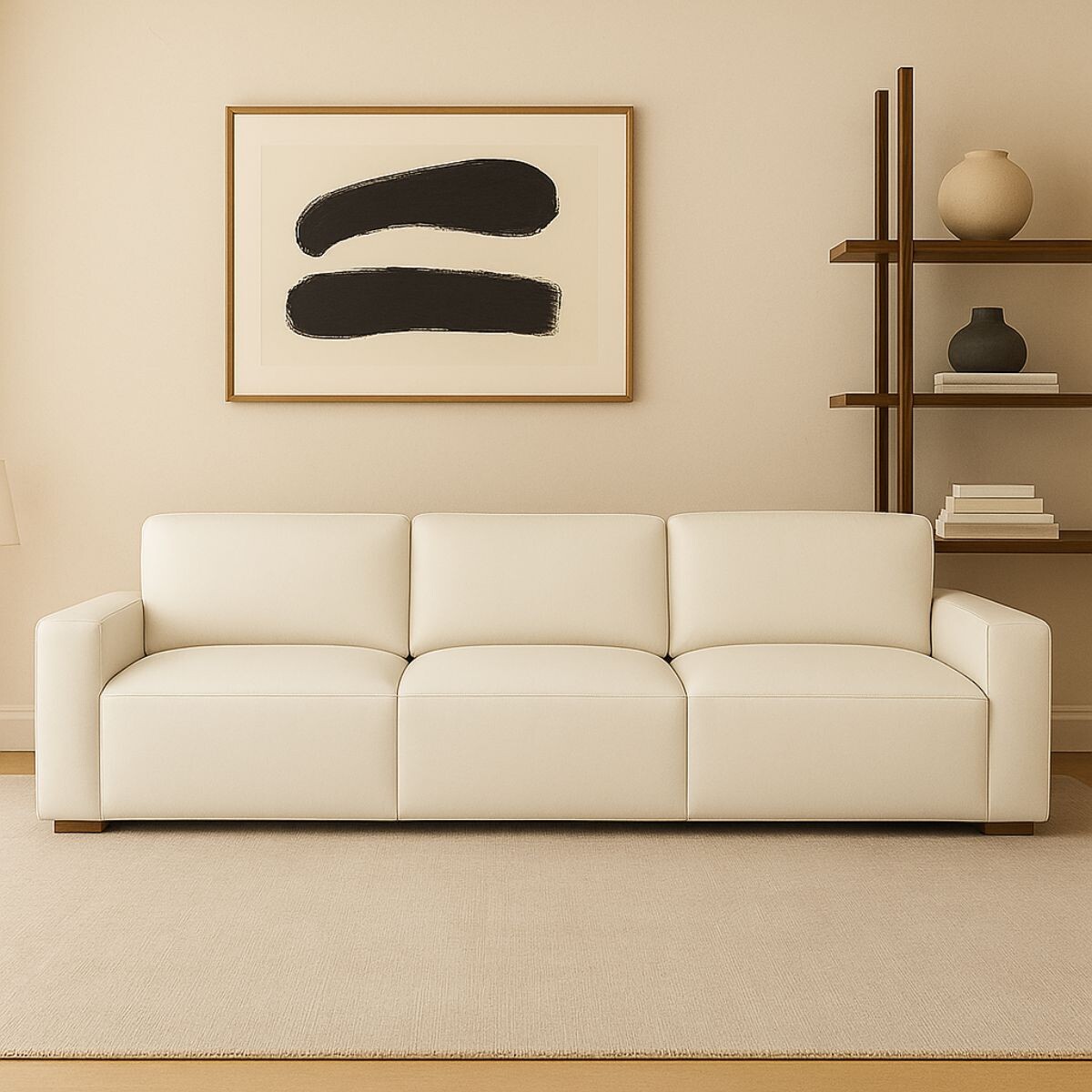 Sofá LOFT Blanco 3 CUERPOS 