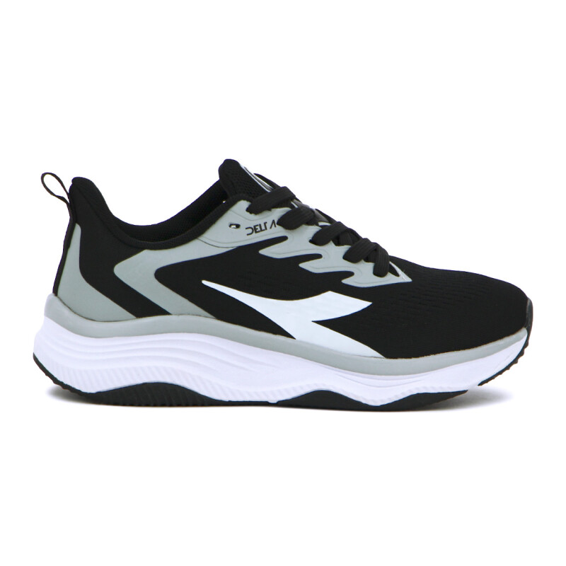 Diadora Delta Calzado Running Mujer - Black/grey Negro-gris