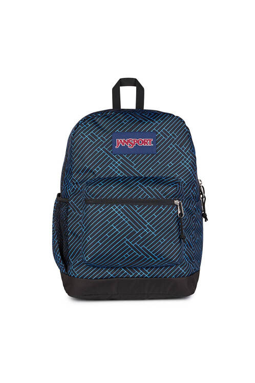 Mochila Portalaptop Cross Town Plus Black/black/azul