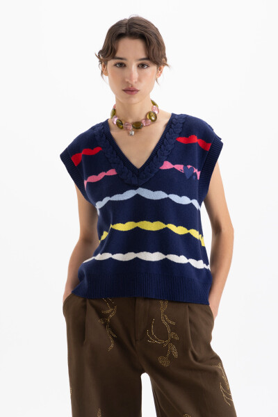 CHALECO BACIO Azul Marino