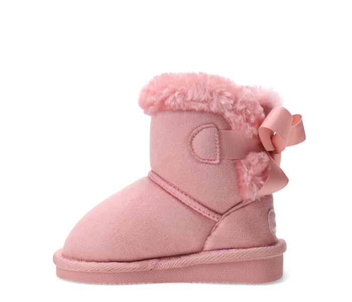Bota TEIPI con piel interior y cinta Pink