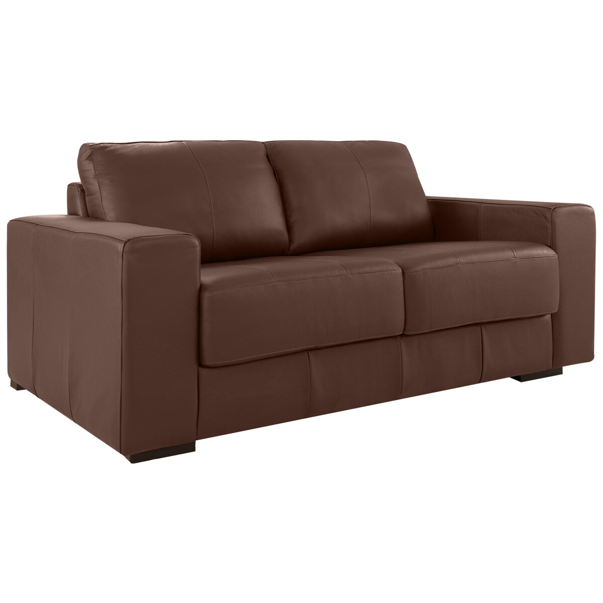 SILLÓN - 2 CUERPOS CUERO-100-NATURAL MARRON TEXAS CARAMELO 