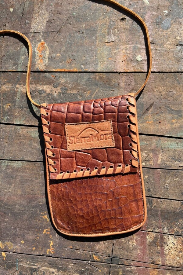 Cel Bag Crocco Caramel