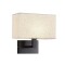 LAMPARA DE PARED GEORGIA Luminaria de Pared Georgia Negra