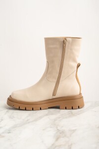 Bota Cuero Nácar