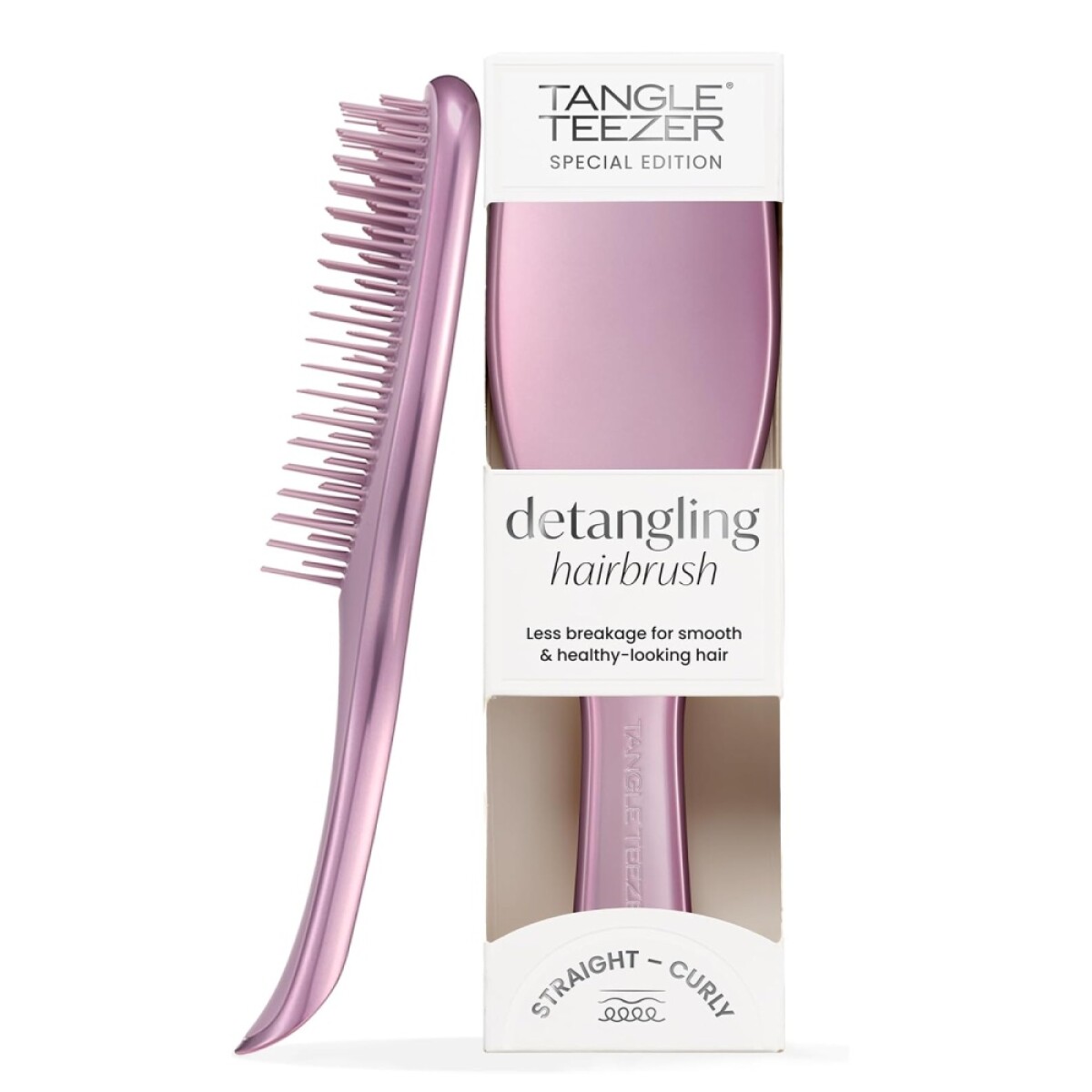 Cepillo de Pelo Tangle Teezer Compact Styler Chrome Mauve Copper 