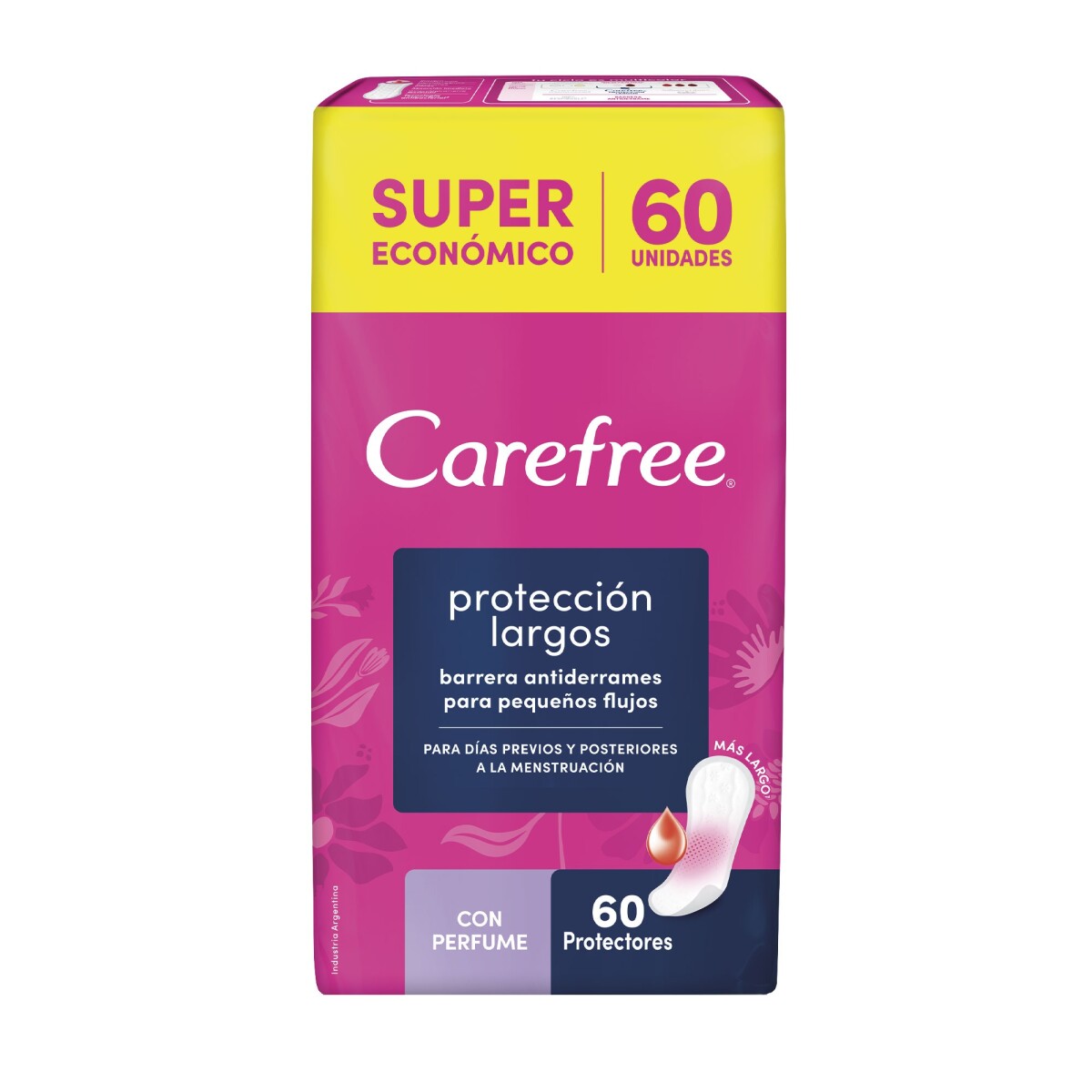 Protectores Diarios Carefree Protección Largos 60 Uds. 