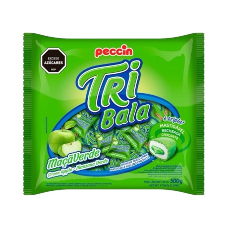 Caramelo Tribala x 100 Manzana Verde